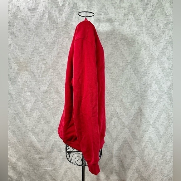 IZOD red crewneck sweater size M - Picture 5 of 9